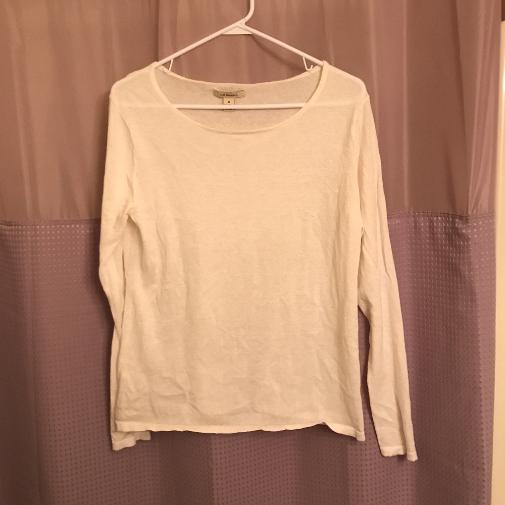 💙 Sheer White Sweater